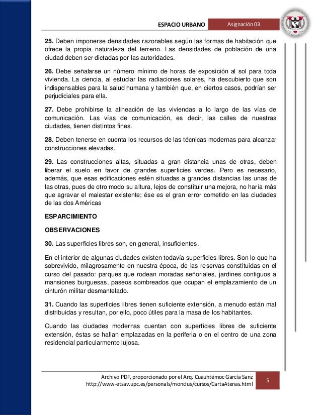 Carta De Atenas Pdf